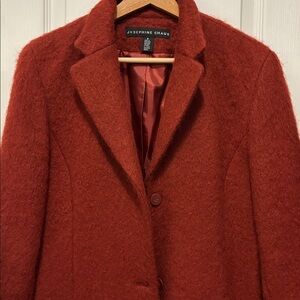 Josephine Chaus Orange Wool Blazer